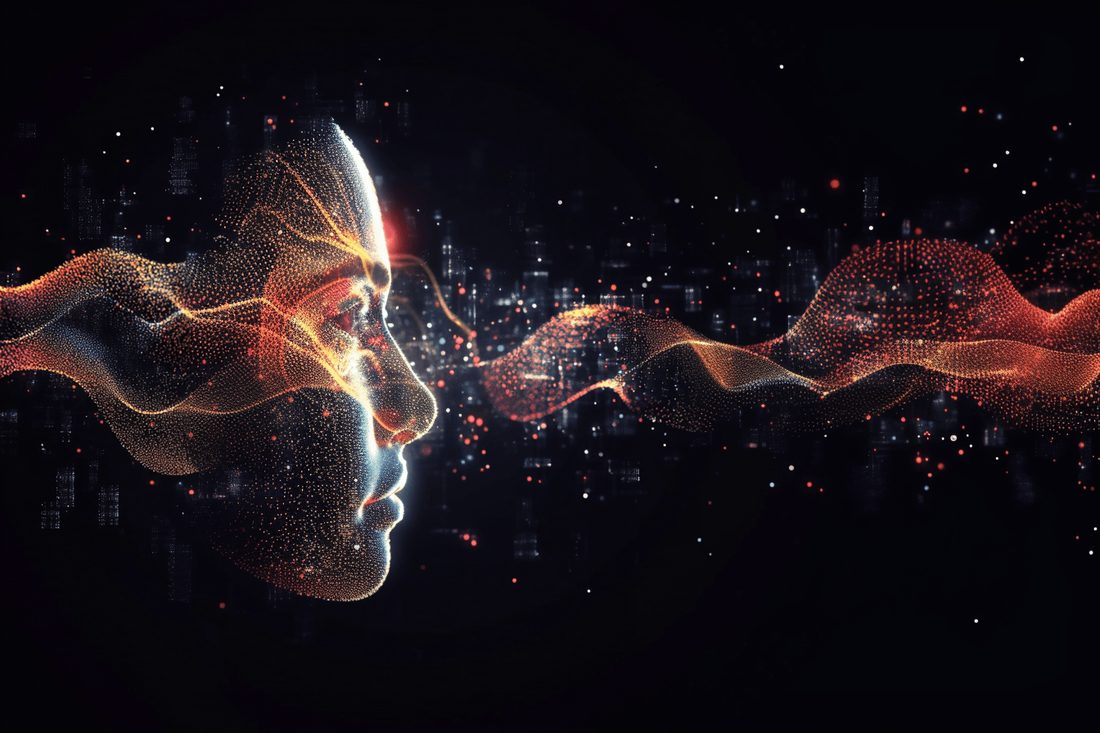 Abstract generative AI visualisation